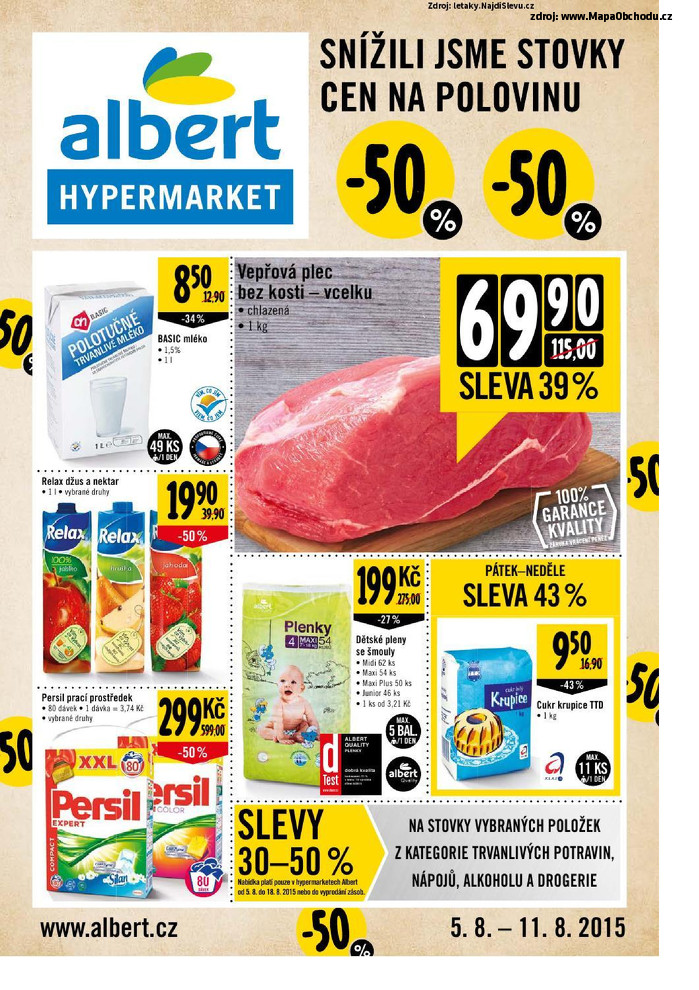 Stránka č. 1 - Akční leták Albert Hypermarket