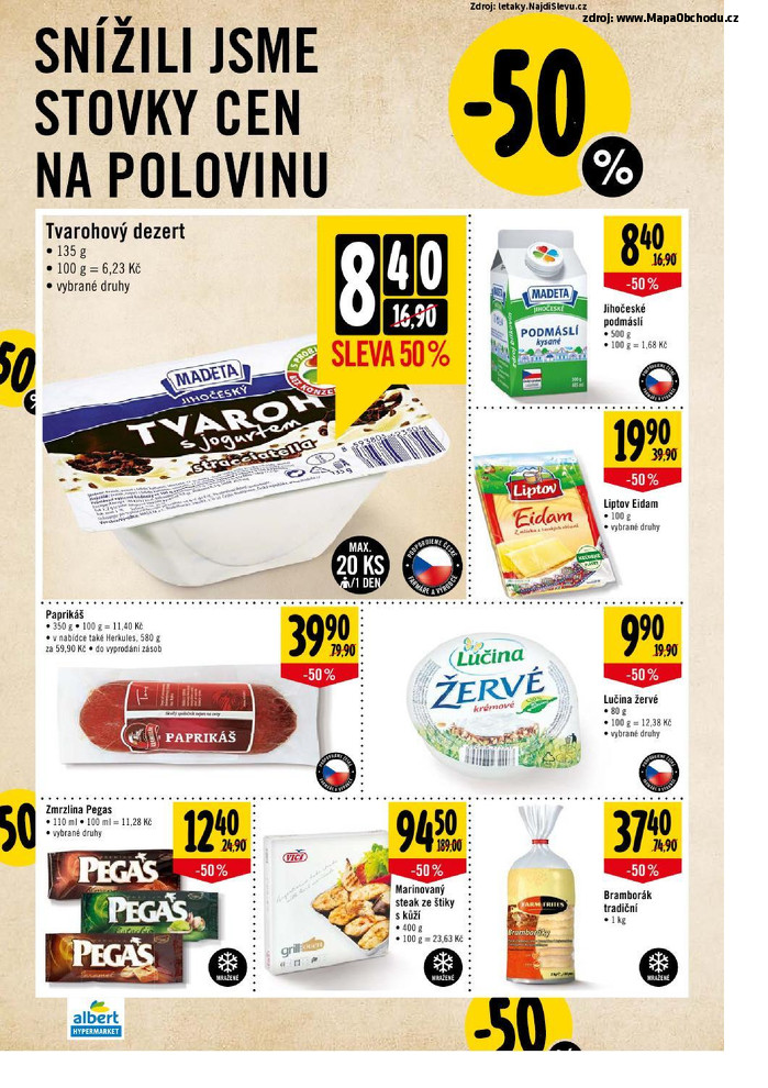 Stránka č. 4 - Akční leták Albert Hypermarket