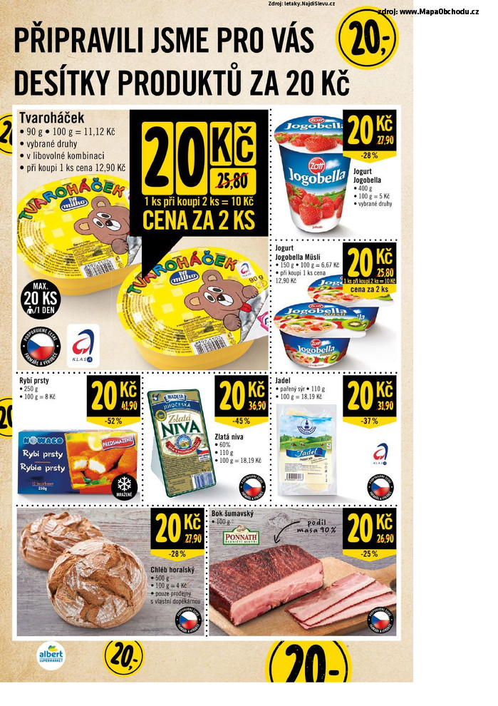 Stránka č. 2 - Akční leták Albert Supermarket