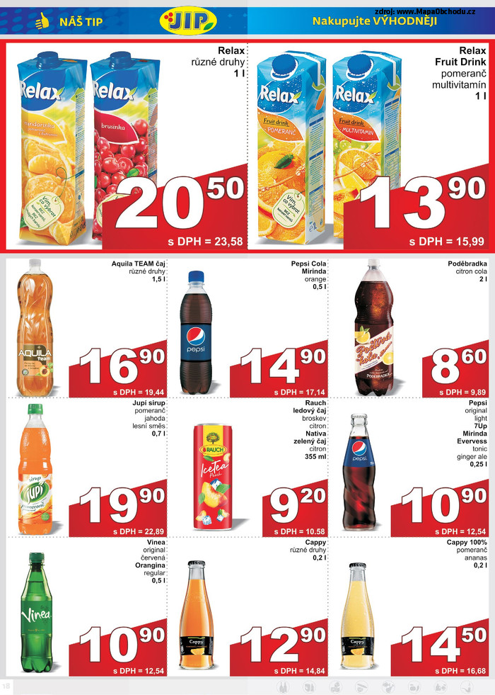 Stránka č. 18 - Akční leták JIP Cash and Carry