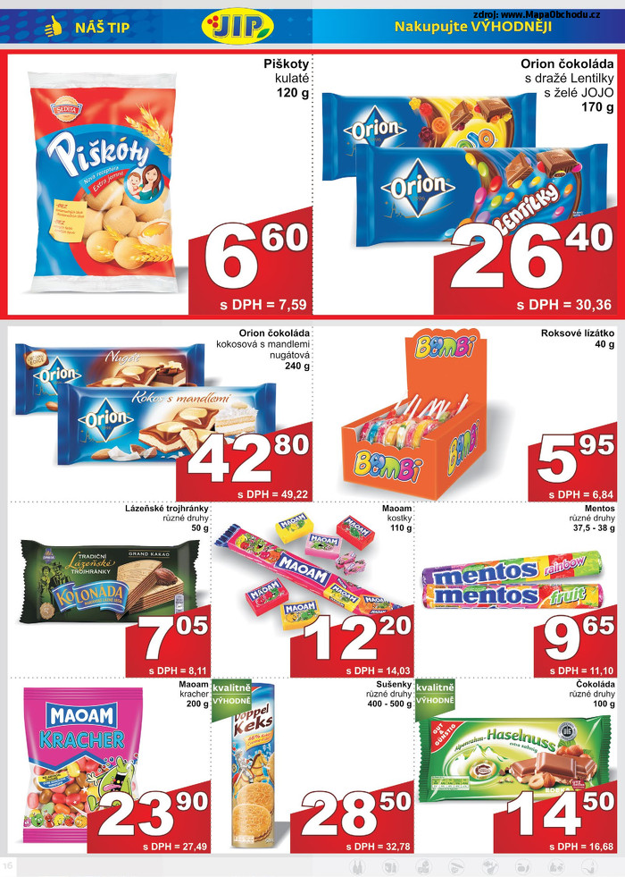 Stránka č. 16 - Akční leták JIP Cash and Carry