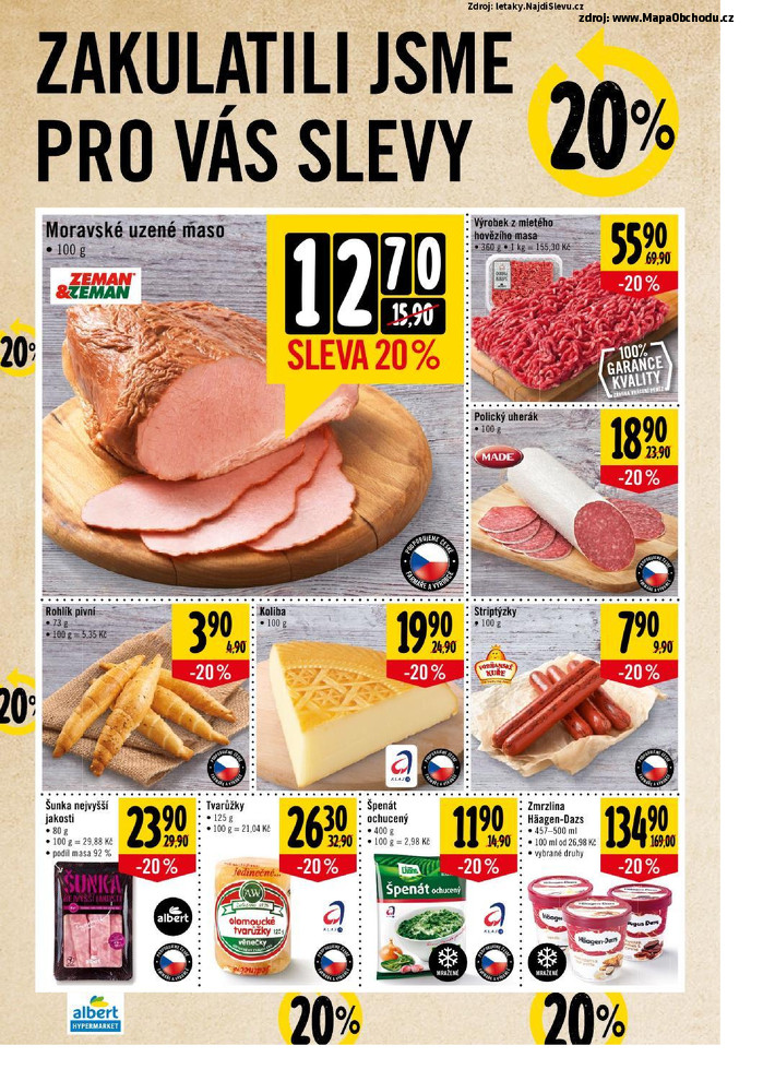 Stránka č. 2 - Akční leták Albert Hypermarket