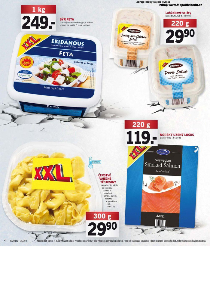 Stránka č. 4 - Akční leták Lidl