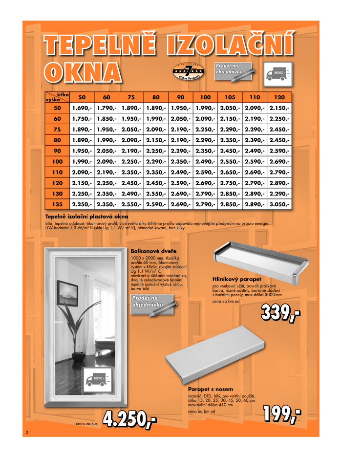 Stránka č. 2 - Akční leták Globus  Baumarkt