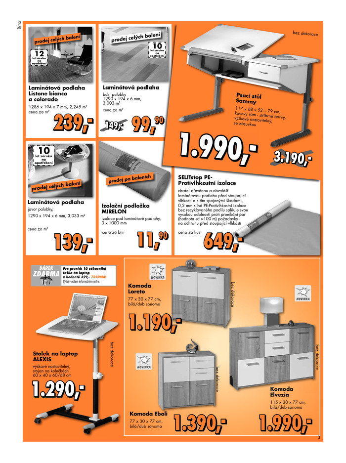 Stránka č. 3 - Akční leták Globus  Baumarkt