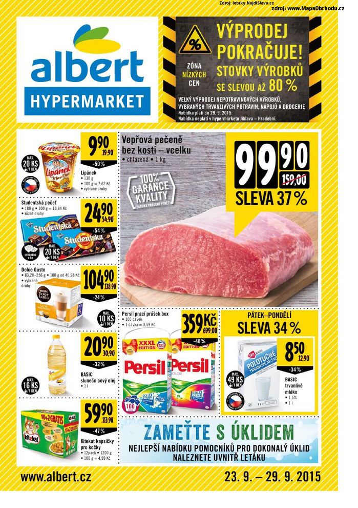 Stránka č. 1 - Akční leták Albert Hypermarket