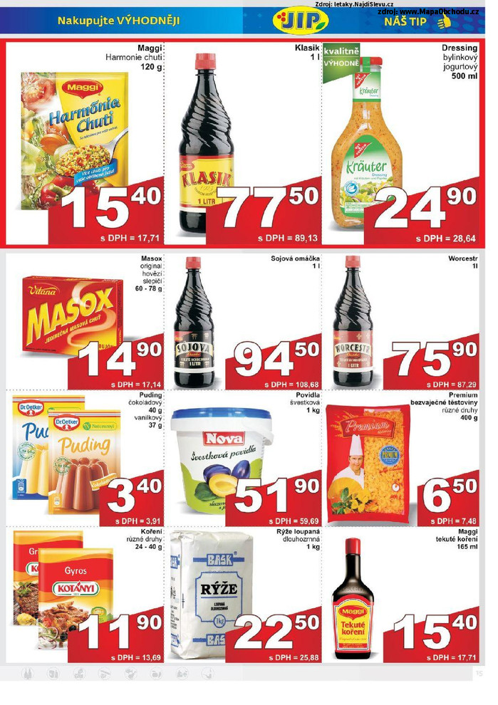 Stránka č. 15 - Akční leták JIP Cash and Carry