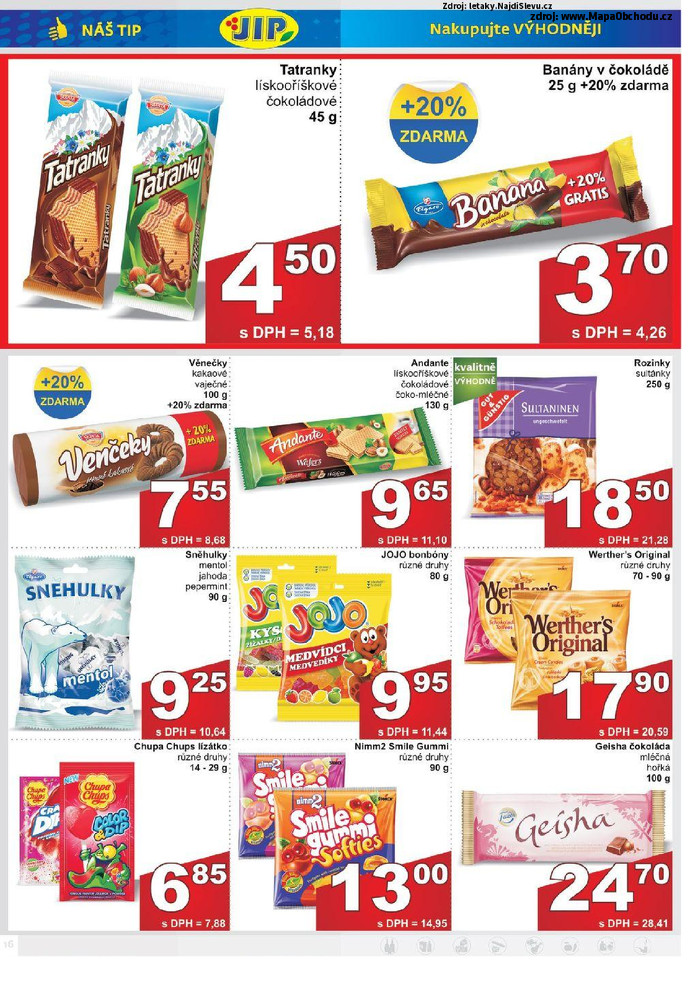 Stránka č. 16 - Akční leták JIP Cash and Carry