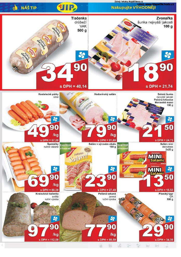 Stránka č. 6 - Akční leták JIP Cash and Carry