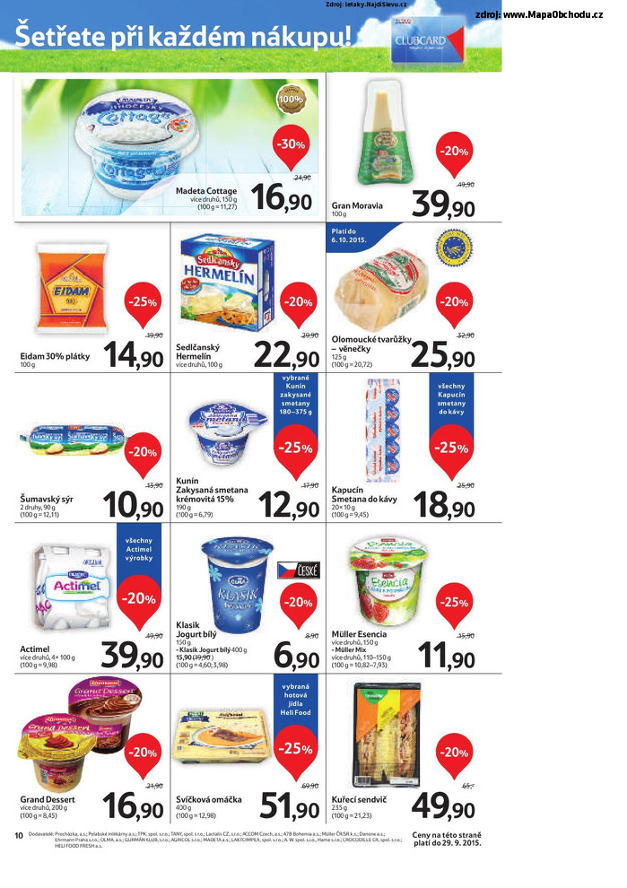 Stránka č. 10 - Akční leták Tesco Hypermarket