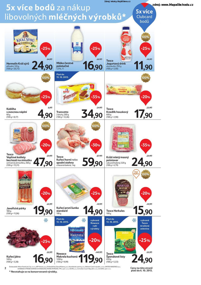 Stránka č. 2 - Akční leták Tesco Hypermarket