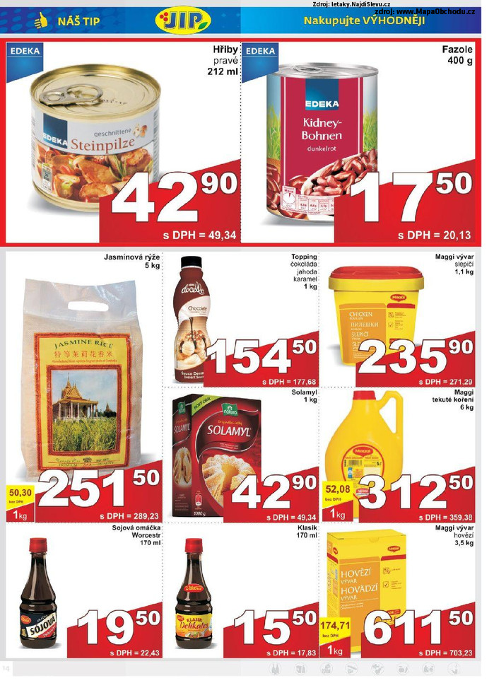 Stránka č. 14 - Akční leták JIP Cash and Carry