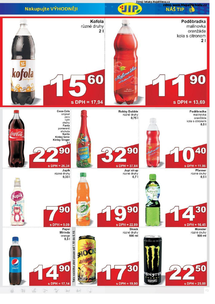 Stránka č. 23 - Akční leták JIP Cash and Carry