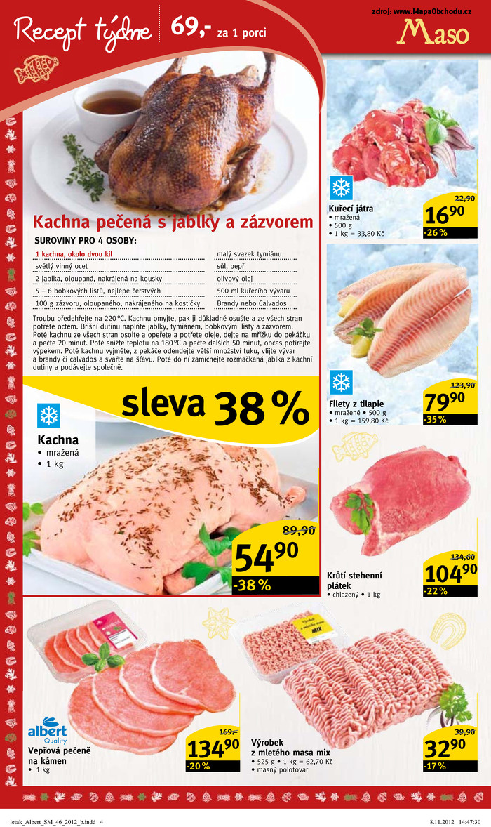 Stránka č. 4 - Akční leták Albert  Supermarket