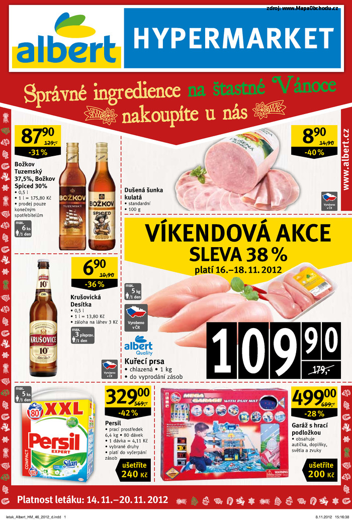 Stránka č. 1 - Akční leták Albert  Hypermarket