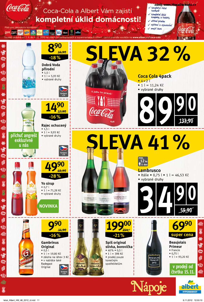 Stránka č. 11 - Akční leták Albert  Hypermarket