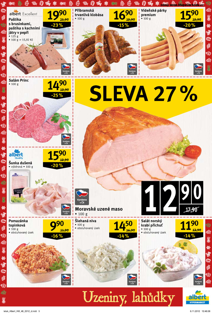 Stránka č. 5 - Akční leták Albert  Hypermarket