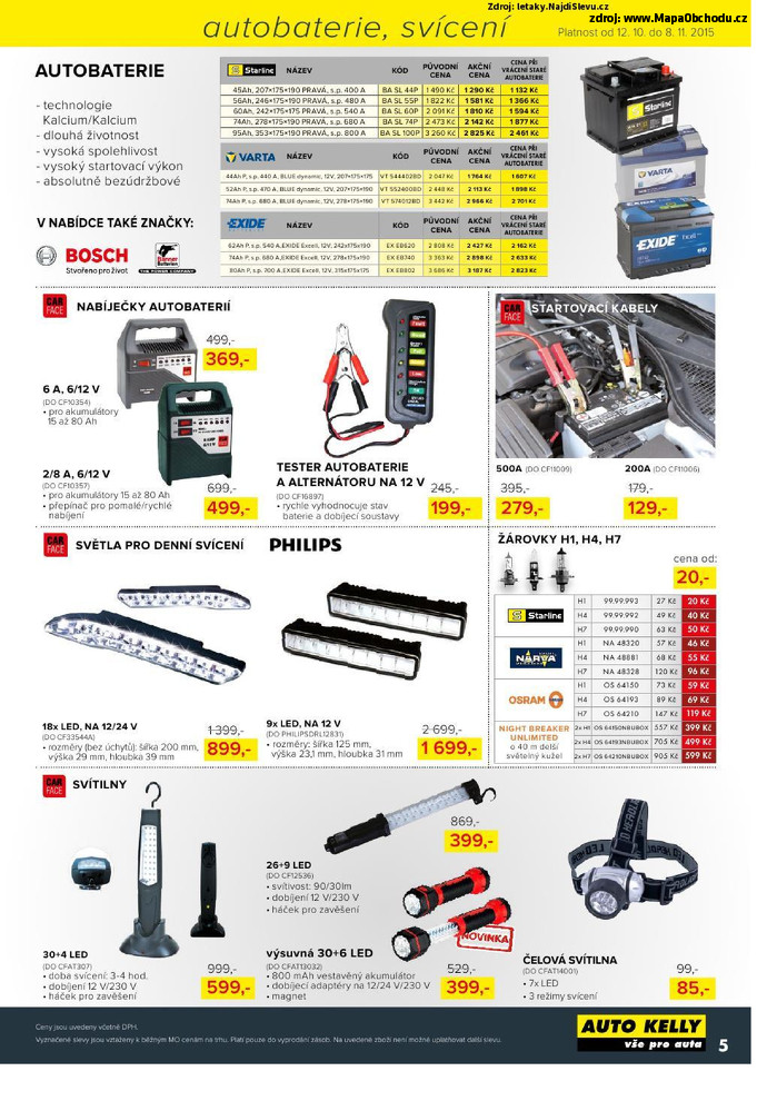 Stránka č. 5 - Akční leták Auto Kelly