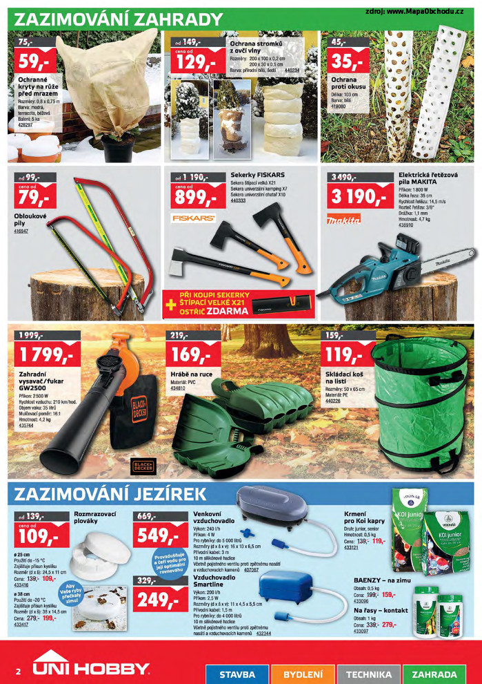 Stránka č. 2 - Akční leták UNI HOBBY Market