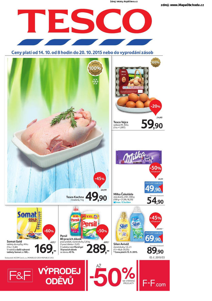 Stránka č. 1 - Akční leták Tesco Hypermarket