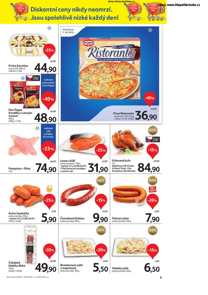 Stránka č. 9 - Akční leták Tesco Hypermarket