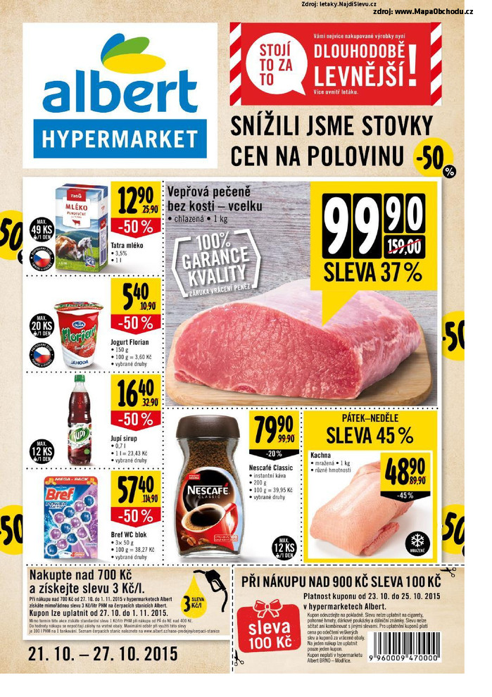 Stránka č. 1 - Akční leták Albert Hypermarket