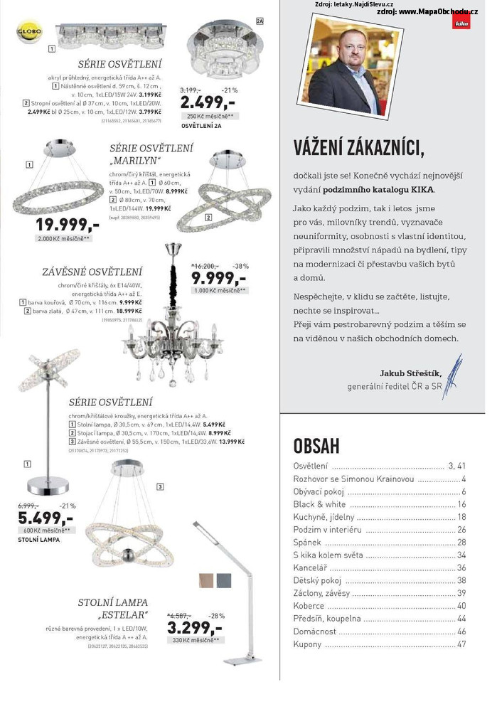 Stránka č. 3 - Akční leták kika Podzimní katalog 2015