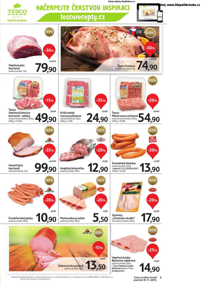 Stránka č. 5 - Akční leták Tesco Hypermarket