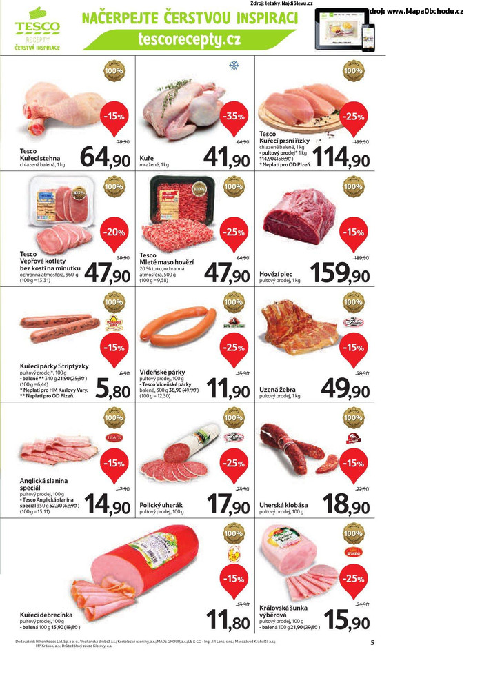 Stránka č. 5 - Akční leták Tesco Hypermarket