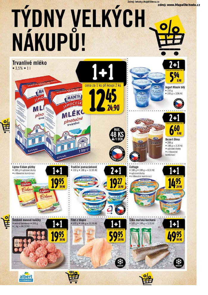 Stránka č. 2 - Akční leták Albert Hypermarket