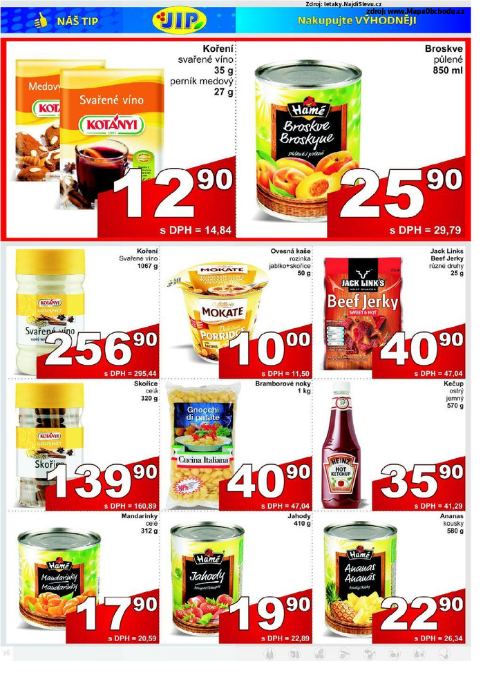 Stránka č. 16 - Akční leták JIP Cash and Carry