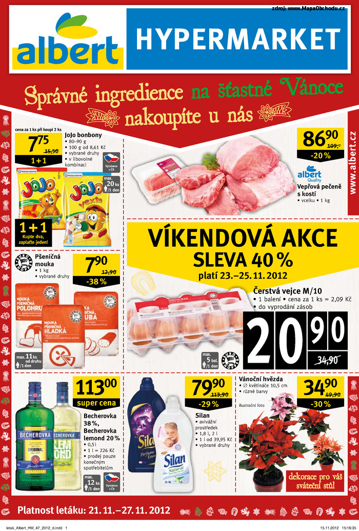 Stránka č. 1 - Akční leták Albert  Hypermarket