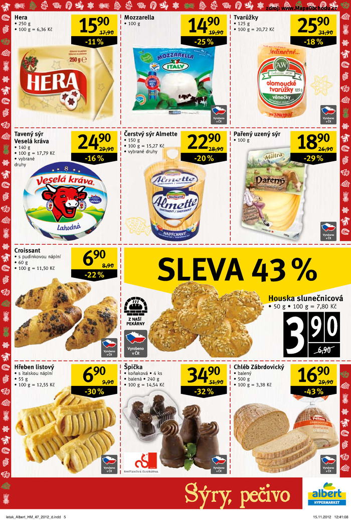 Stránka č. 5 - Akční leták Albert  Hypermarket