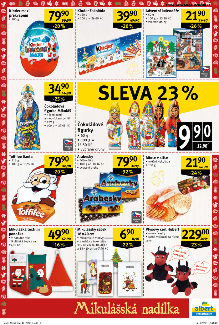 Stránka č. 7 - Akční leták Albert  Hypermarket