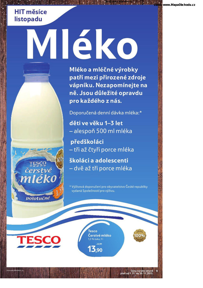 Stránka č. 9 - Akční leták Tesco Hypermarket