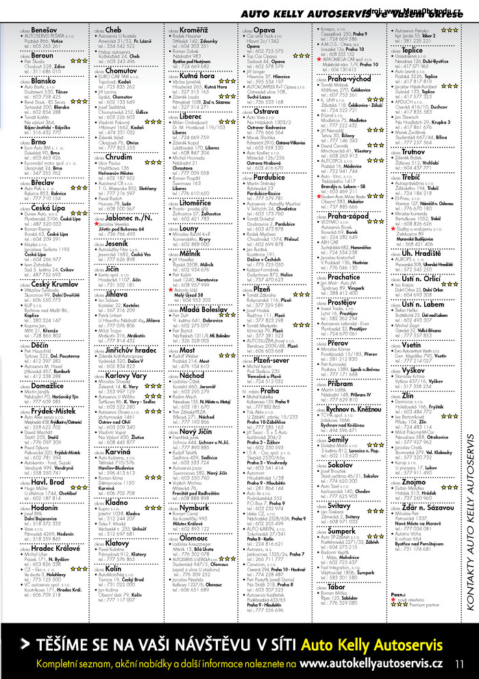Stránka č. 11 - Akční leták Auto Kelly