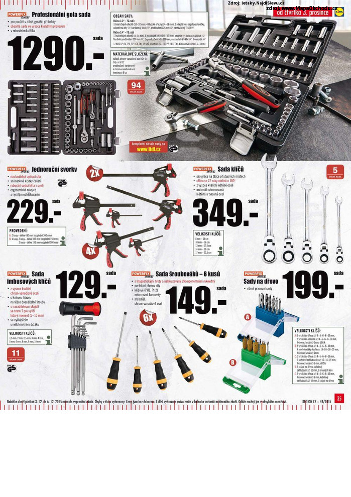 Stránka č. 35 - Akční leták Lidl Deluxe