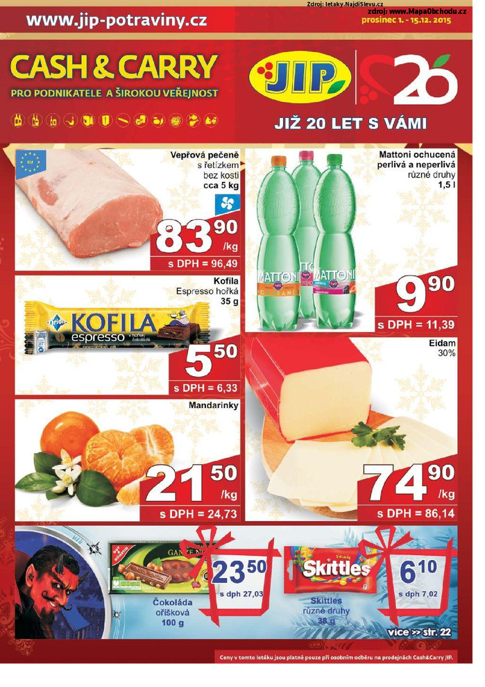 Stránka č. 1 - Akční leták JIP Cash and Carry