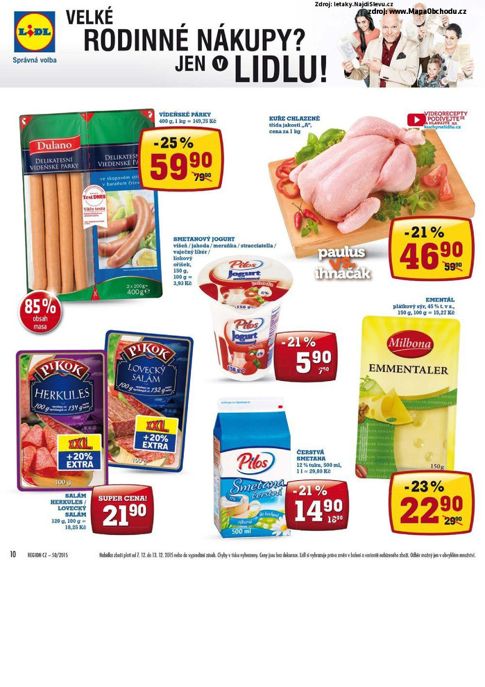 Stránka č. 10 - Akční leták Lidl