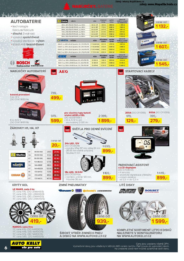 Stránka č. 6 - Akční leták Auto Kelly