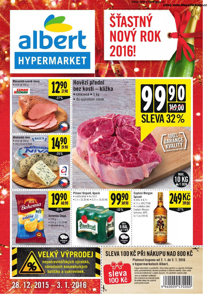 Stránka č. 1 - Akční leták Albert Hypermarket