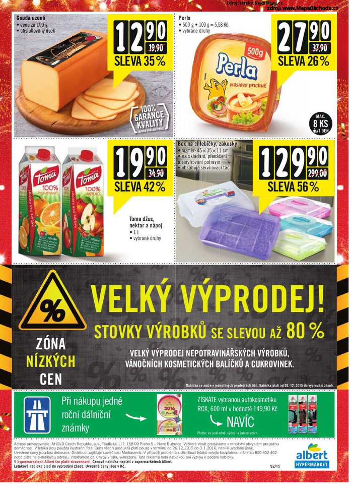 Stránka č. 18 - Akční leták Albert Hypermarket