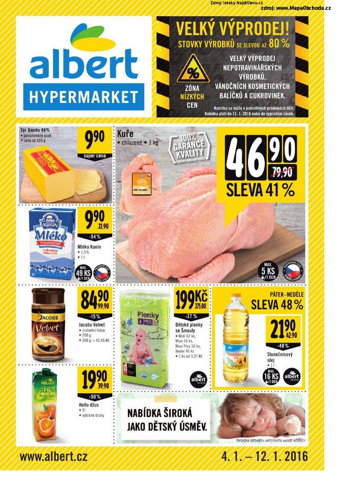 Stránka č. 1 - Akční leták Albert Hypermarket