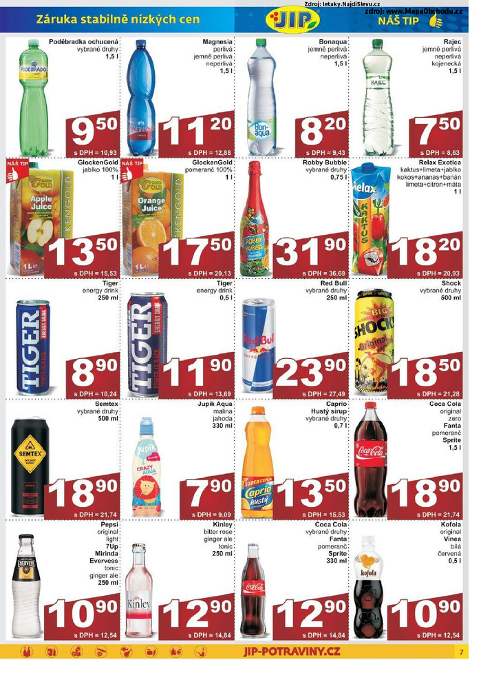 Stránka č. 7 - Akční leták JIP Cash and Carry