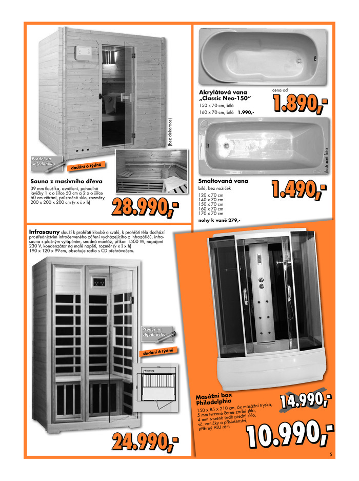 Stránka č. 5 - Akční leták Globus  Baumarkt