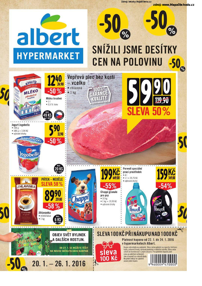 Stránka č. 1 - Akční leták Albert Hypermarket