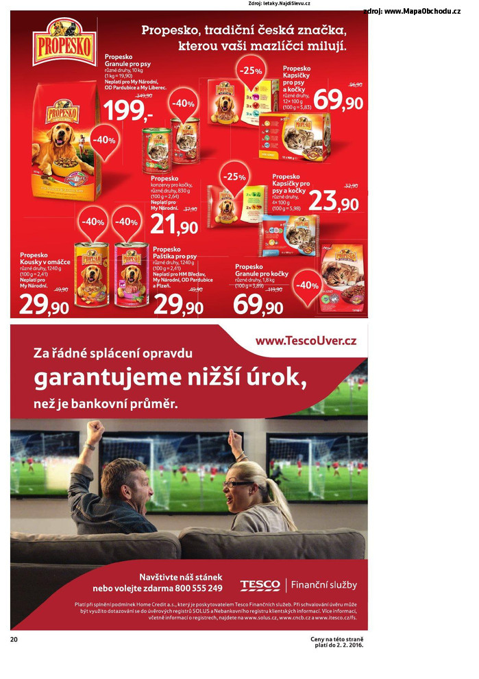 Stránka č. 20 - Akční leták Tesco Hypermarket