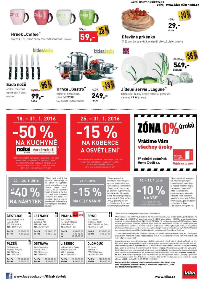 Stránka č. 16 - Akční leták kika