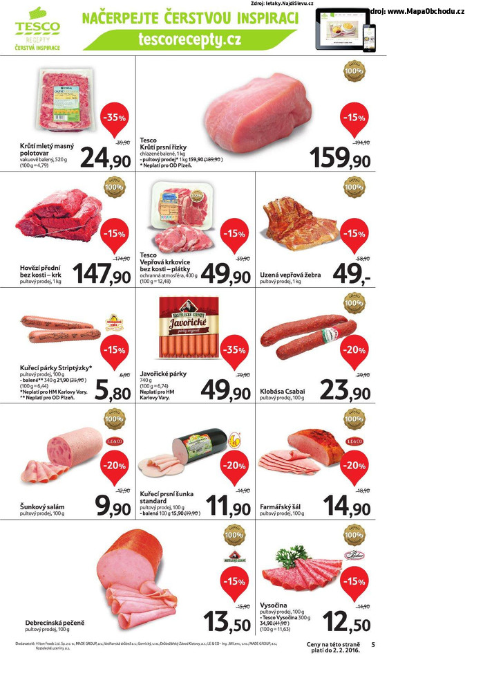 Stránka č. 5 - Akční leták Tesco Hypermarket