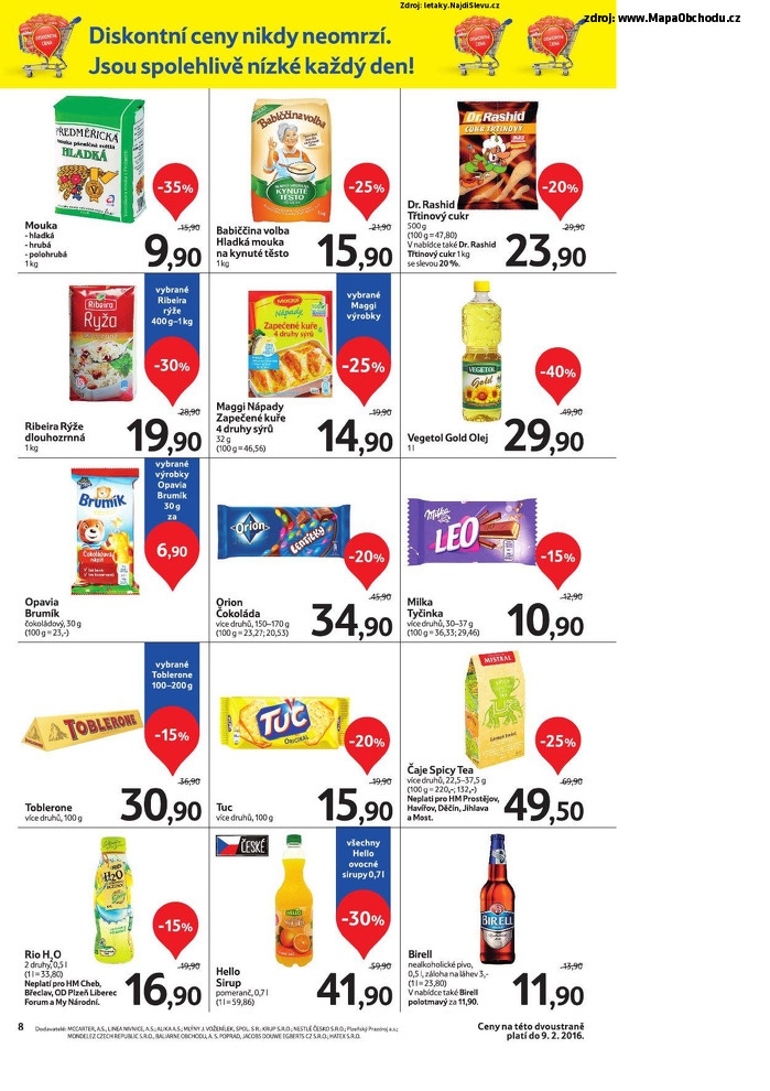 Stránka č. 8 - Akční leták Tesco Hypermarket